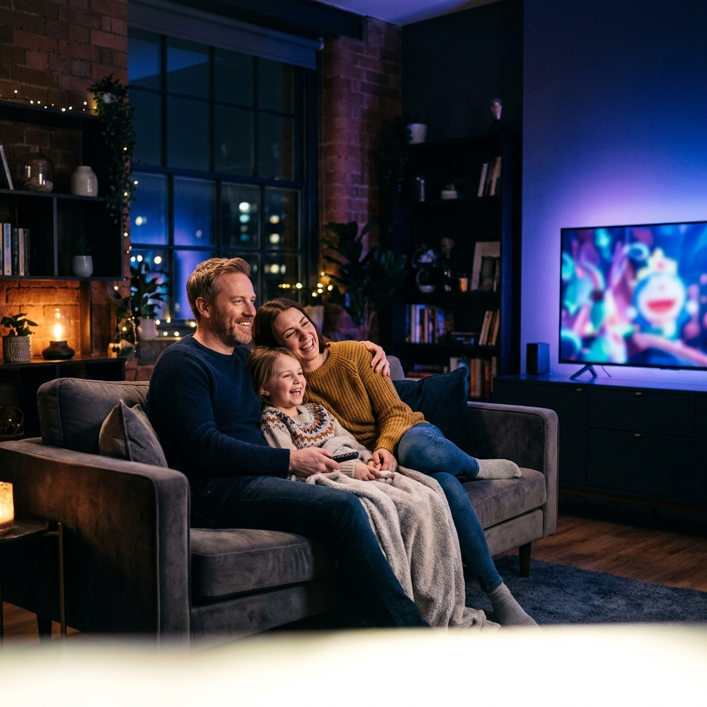 Family watching smartsgi