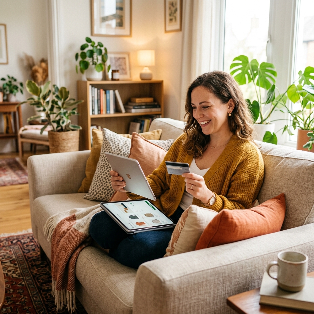 Woman ordering smartsgi subscription